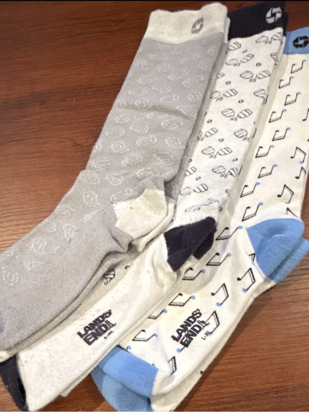 Chase Branded Men's Patterned Dress Socks